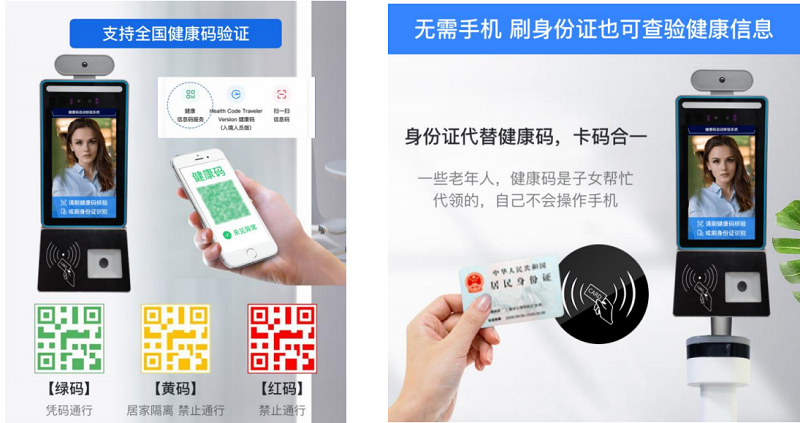 人臉識別測溫健康碼讀取一體機在鄭州的軟件開發(fā)與應(yīng)用